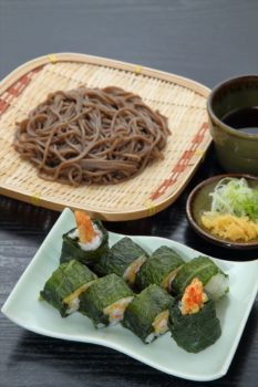 めはり天そばセット