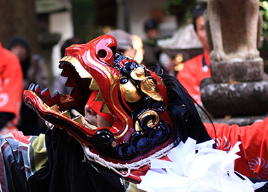 伊作田稲荷神社の例大祭